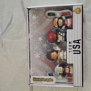 Little People Fisher-Price Collector Team USA Winter Sports Action Figure Set 6